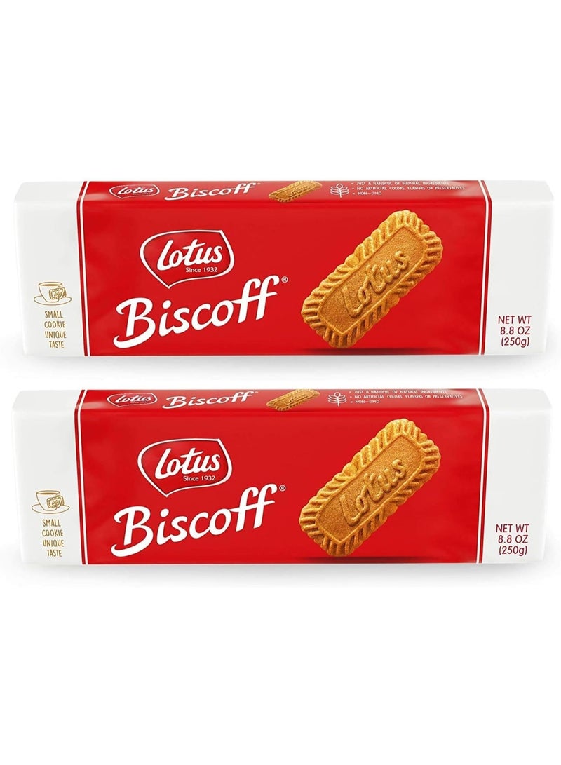 Lotus Biscoff Caramelised Biscuits - 250g (Pack of 2) - Image 1