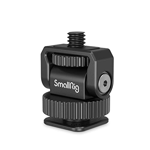 SmallRig 1/4" Mini Ball Head Cold Shoe Mount Adapter with 1/4"-20 Thread for Camera Phone Cage LED Video Light-3577 - Image 3