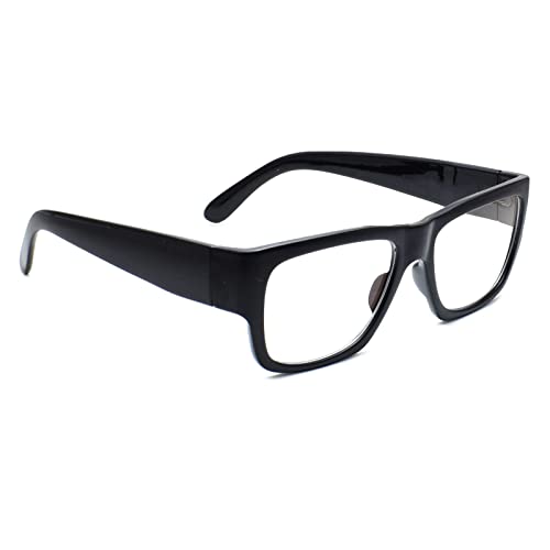 Peter Jones Black Thick Frame Unisex Blue Light Blocking Computer Glasses (5487B) - Image 2