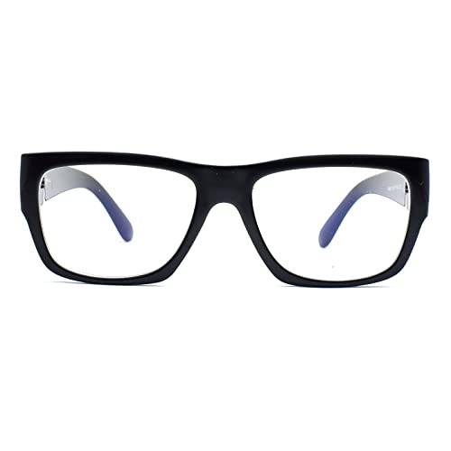 Peter Jones Black Thick Frame Unisex Blue Light Blocking Computer Glasses (5487B) - Image 4