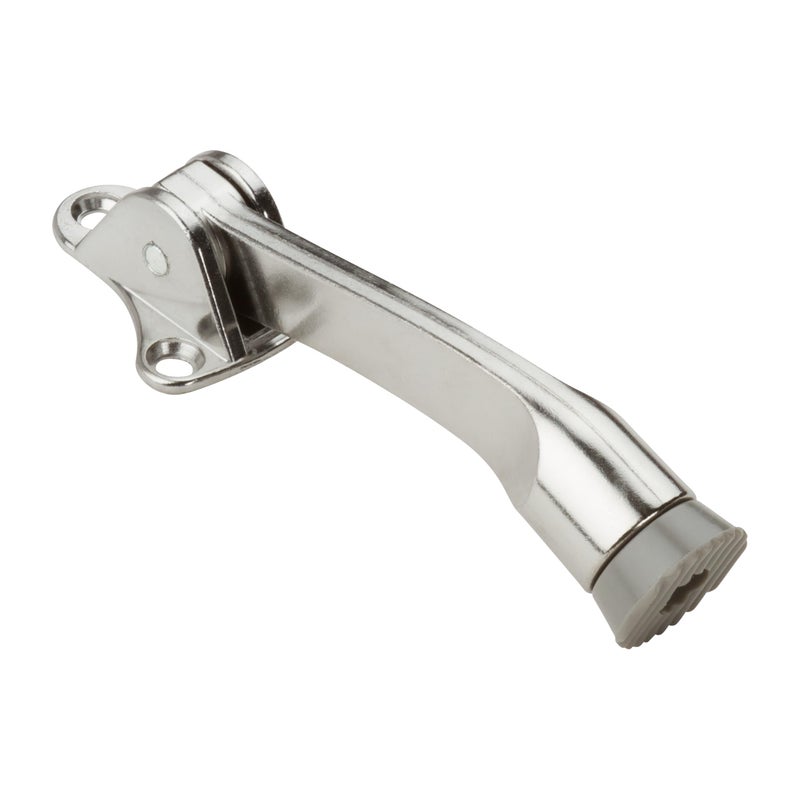 National Hardware N273532 V238 Kickdown Door Stop in Satin Chrome