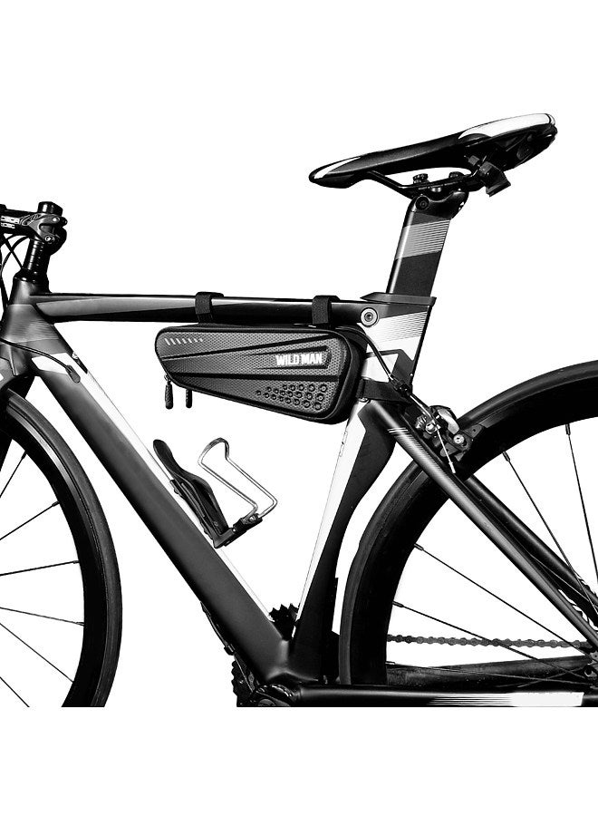 WILD MAN Bicycle Top Tube Bag Waterproof Hard Shell Bicycle Frame Bag Road Mountain Bike Storage Case Cycling Pouch Bicycle Accessories - Image 5