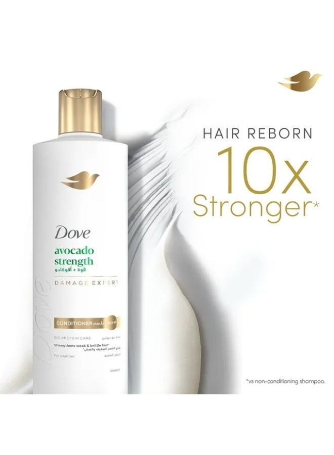 Dove Avocado Strength Conditioner For Weak Hair 350ml - Image 4