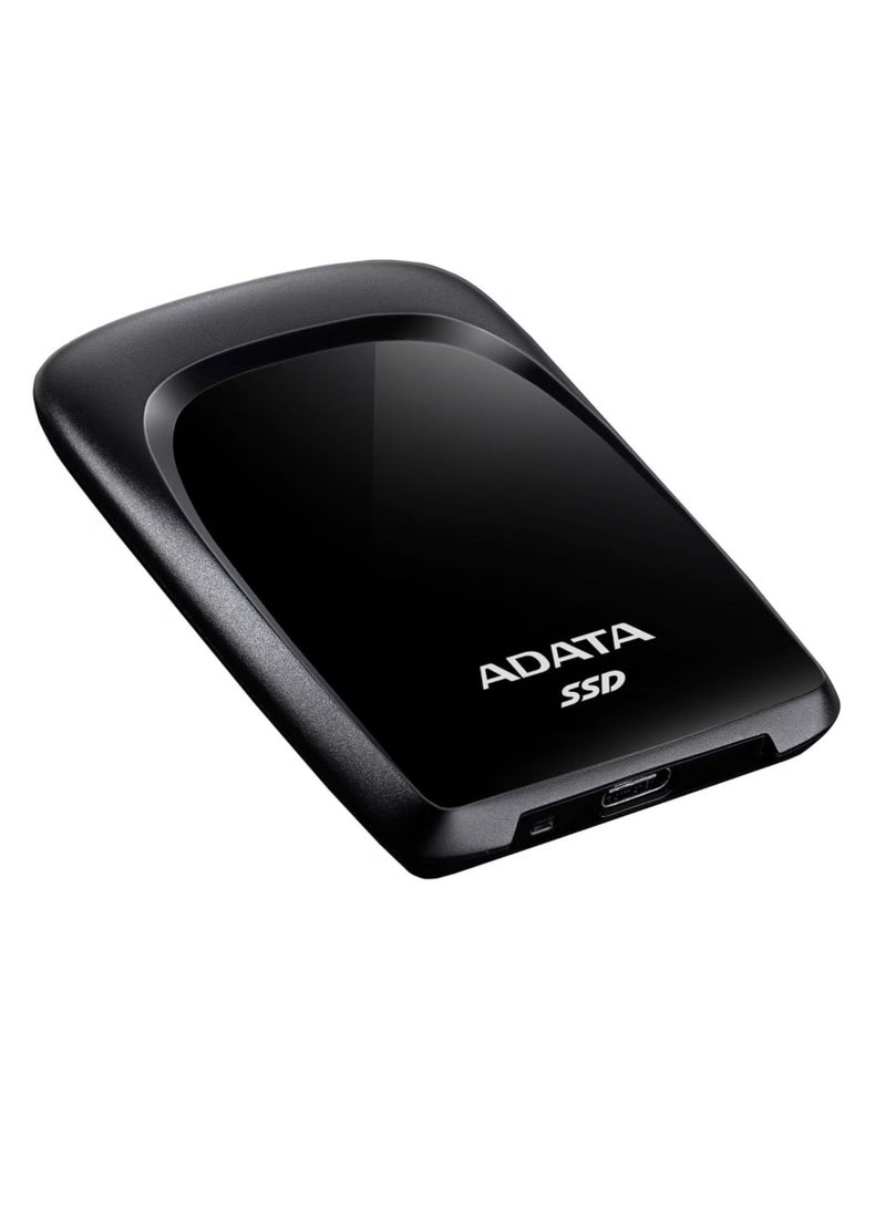 ADATA SC680-240GB External Solid State Drive with USB 3.2 Gen.2 Type-C, 2.5 Inch, Black ASC680-240GU32G2-CBK, 240GB - ASC680-240GU32G2-CBK - Image 3