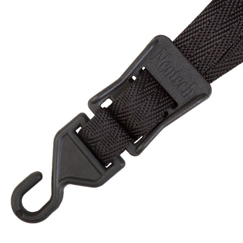 Neo Tech Neotech Saxophone Strap - XL - Metal Open Hook Neck Strap for Saxophone, Clarinets, English Horns & More - Comfortable Neoprene Instrument Neck Strap - Black - Image 2