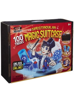 Ideal Ideal Magic Spectacular Magic Suitcase, Easy Way to Learn Magic Tricks with Props, Perfect for Beginner Magicians, Over 100 Tricks, For Ages 8 and up  - Image 1