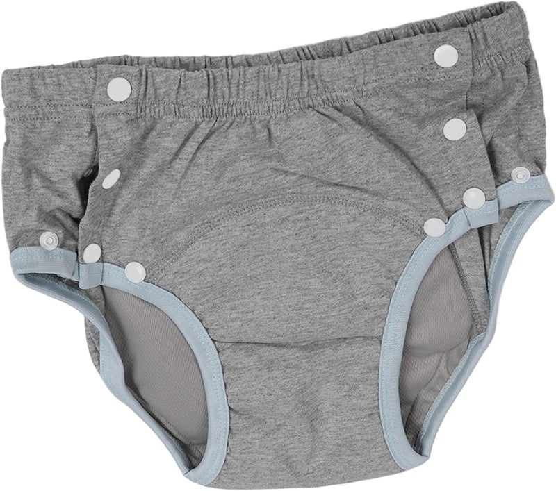 klarako Extra Absorbency Pure Cotton Adult Cloth Diaper Grey M, Excellent Absorption, Contoured Fit, High Absorbency, Suitable for Adults - Image 3