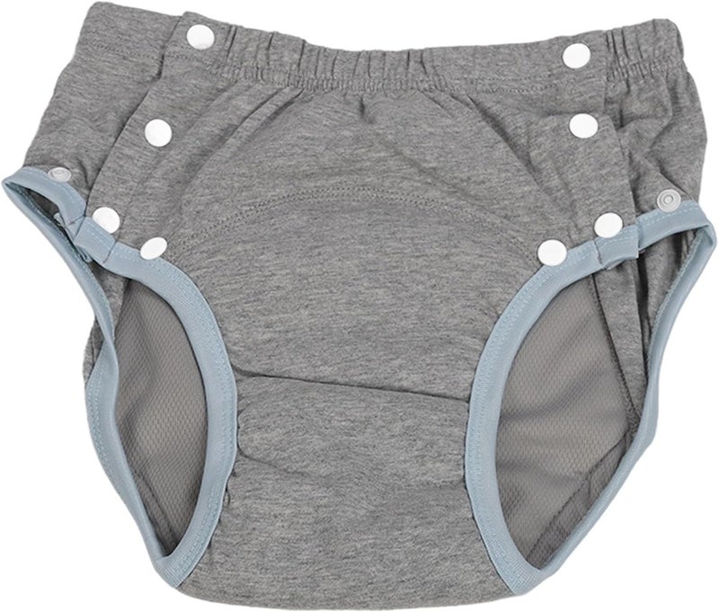 klarako Extra Absorbency Pure Cotton Adult Cloth Diaper Grey M, Excellent Absorption, Contoured Fit, High Absorbency, Suitable for Adults - Image 4