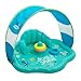 SwimSchool Baby Splash Play Mat with Adjustable Canopy Inflatable Play Pool for Babies Infants with Backrest Includes Baby Water Toy Rings - Image 3
