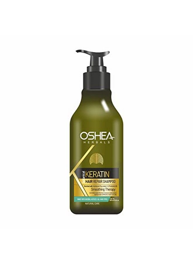 OSHEA Herbals Botanical Keratin Hair Repair Shampoo I Enriched With Hydrolyzed Pea Protein* ; Amla Extract ; Provitaminb5 I 300Ml - Image 2