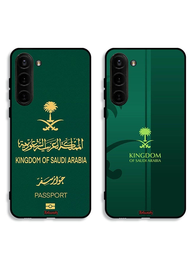Tolwak Two Cases For Samsung Galaxy S23 Plus 5G Protective Covers Kingdom Passport Pattern - Image 1