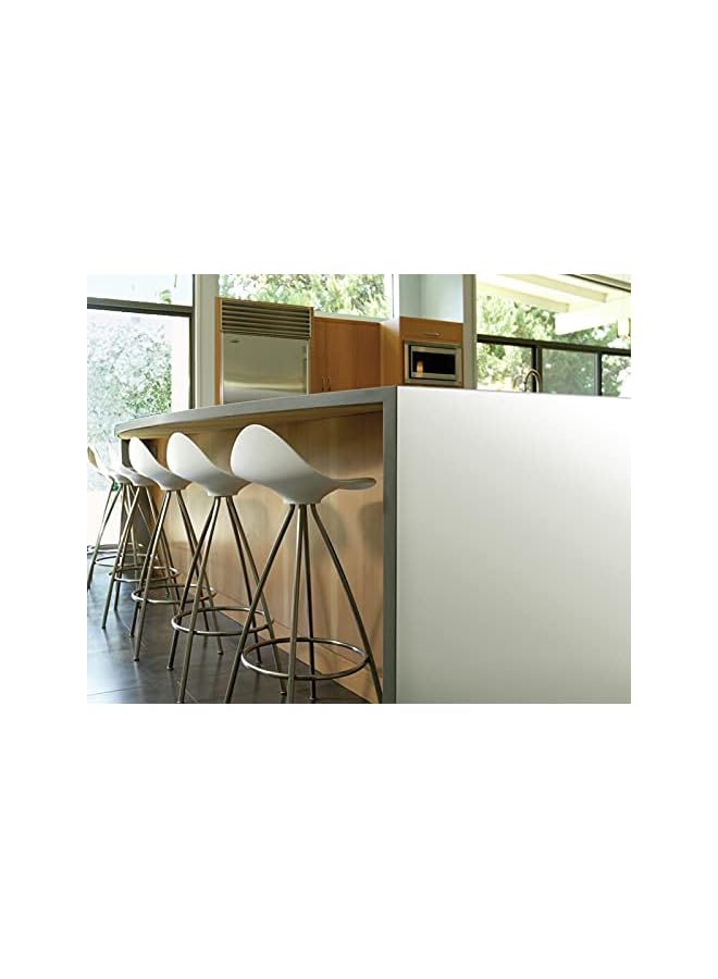 Green Tiger 346-0001 Decorative Self-Adhesive Film, Matte White, 17" x 78" Roll - Image 4