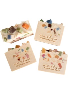 La Vie en Rose La Vie En Rose Goat Milk Soap Bars with Oatmeal  Shea Butter For and All Skin Types Natural Face Hand  Body Soap Handmade In USA 4 BARS with 5055 oz EACH 