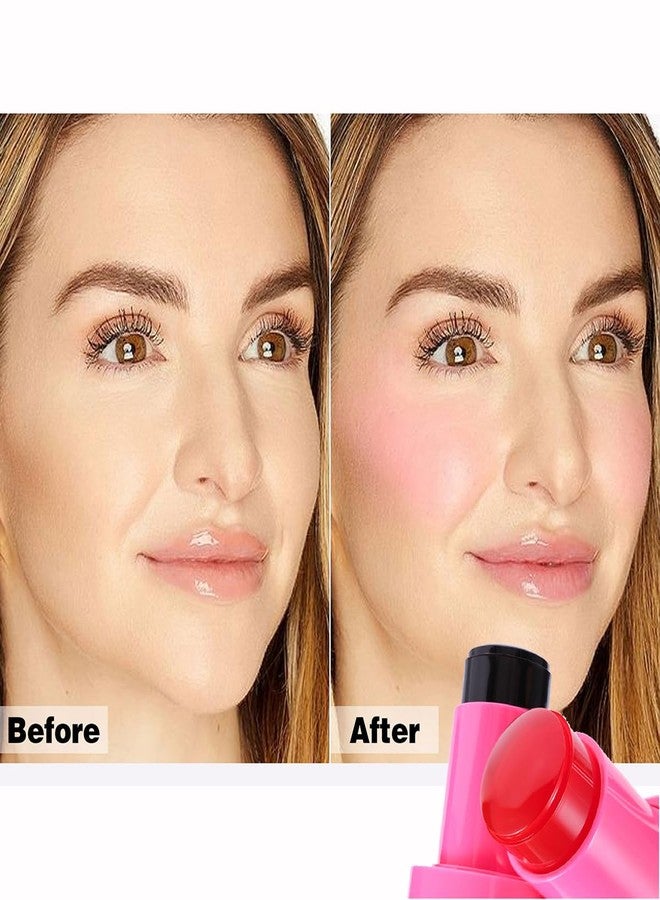 FYEBOO أحمر خدود FYEBOO Cooling Water Jelly Tint، متعدد الاستخدامات، مرطب للشفاه والخدود، بقوام جيلي مرطب ومرن، لون شفاف يدوم طويلاً، 0.32 أونصة (# 03، 0.32 أونصة) - Image 3