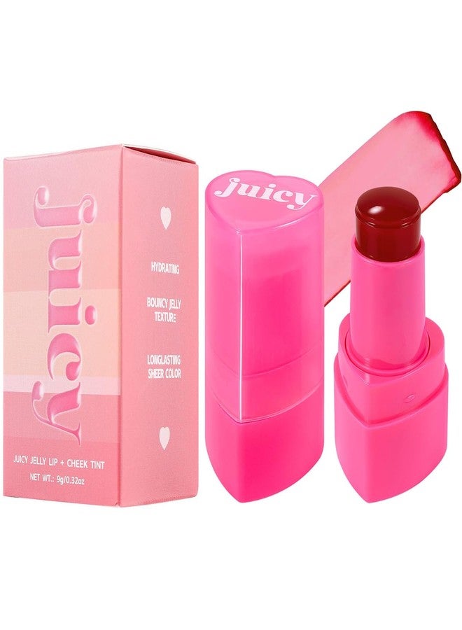 FYEBOO أحمر خدود FYEBOO Cooling Water Jelly Tint، متعدد الاستخدامات، مرطب للشفاه والخدود، بقوام جيلي مرطب ومرن، لون شفاف يدوم طويلاً، 0.32 أونصة (# 03، 0.32 أونصة) - Image 1