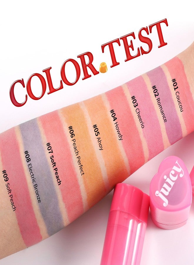 FYEBOO أحمر خدود FYEBOO Cooling Water Jelly Tint، متعدد الاستخدامات، مرطب للشفاه والخدود، بقوام جيلي مرطب ومرن، لون شفاف يدوم طويلاً، 0.32 أونصة (# 03، 0.32 أونصة) - Image 4