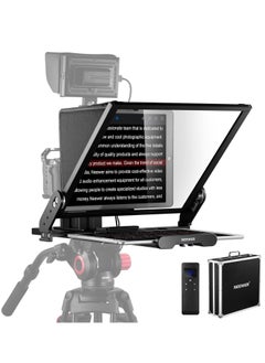 Neewer NEEWER Teleprompter X17 II with RT113 Remote/APP Control, 17" HD Beamsplitter All Metal Frame Upgraded Camera Mount QR Plate Compatible with Manfrotto 501PL iPad iPhone, Max Load 44.1Ib, Assembly Free  - Image 1