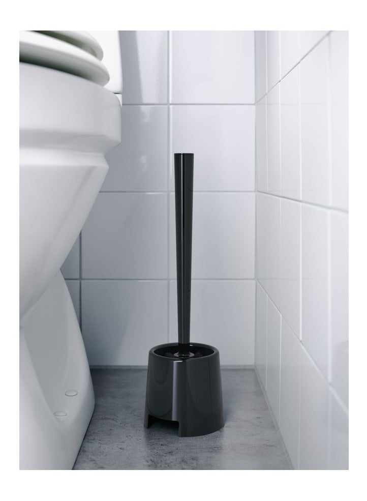 Toilet Brush and Holder Set with Long Handle | Durable PP Bristles | Deep Cleaning Toilet Bowl Brush | Compact & Hygienic Bathroom Cleaner  - Image 5