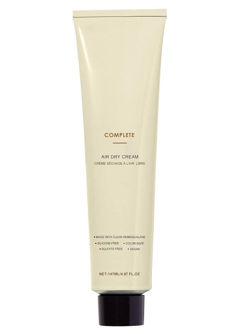 COMPLETE Air Dry Cream, Air Dry Cream for Hair - Frizz-Free Formula for Natural, Effortless Air-Dried Hair with Soft Hold 4.97fl oz - Image 1