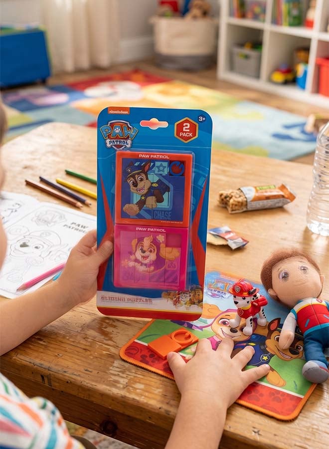 RMS Paw Patrol Sliding Puzzle 2 Pack – Kids Classic Brain Teaser Puzzle Game, Portable Travel Learning Toy - Image 2