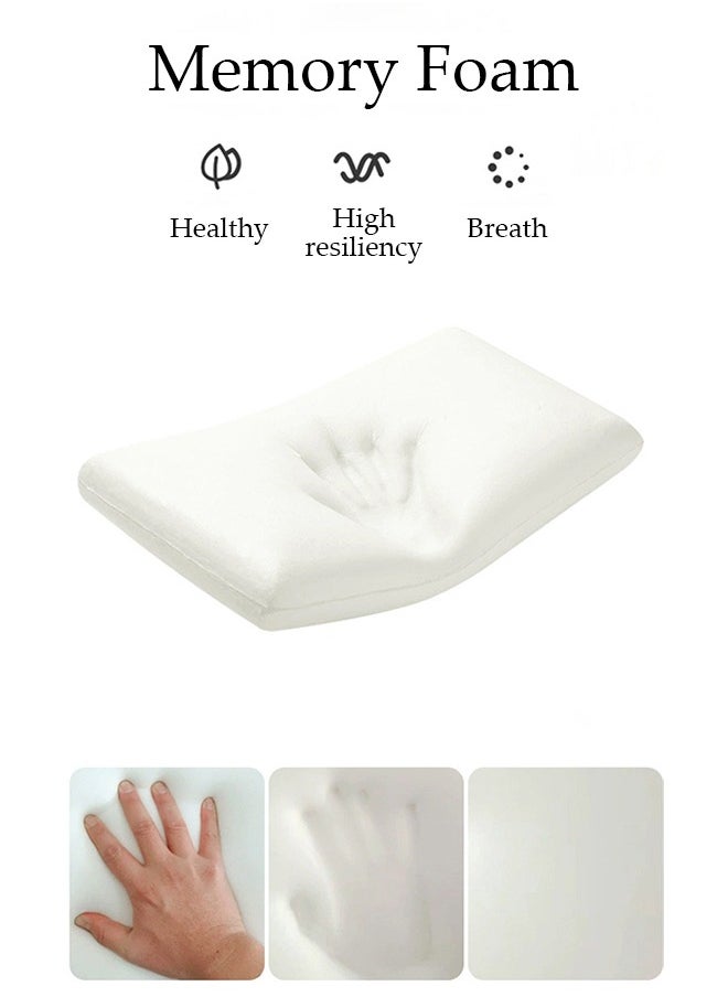 DUNISO - Super Comfort Neck Pillow, Dynamic Memory Foam Pillow for Neck Shoulder Pain Relief, Ergonomic Adjustable Bed Contour Pillow for Side, Back & Stomach Sleepers - Image 1