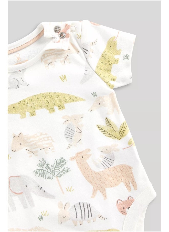 mothercare Cargo Bibshorts and Bodysuit Set  - Image 4