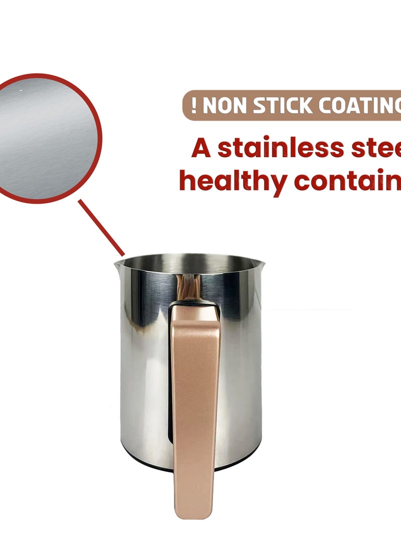 istanbuli - istanbuli premium stainless steel turkish coffee maker 700w with dual brewing modes – variable frequency & low heat brewing - Image 1