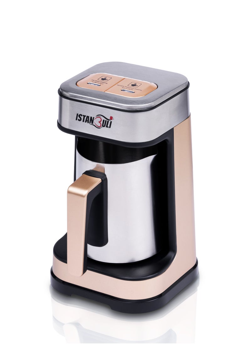 istanbuli - istanbuli premium stainless steel turkish coffee maker 700w with dual brewing modes – variable frequency & low heat brewing - Image 1