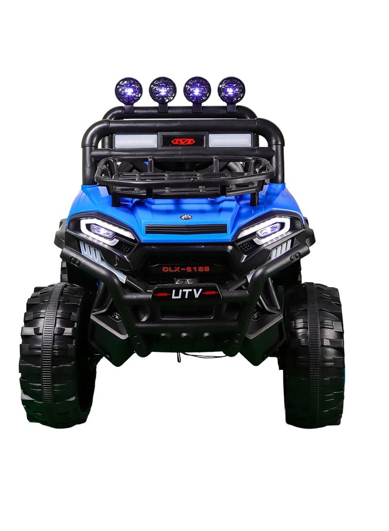 Lancia Electric Rides on Car for Kids with Remote Control - Blue - DLX-6188 - Image 2