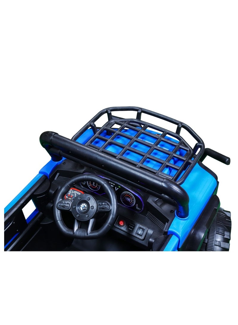 Lancia Electric Rides on Car for Kids with Remote Control - Blue - DLX-6188 - Image 4