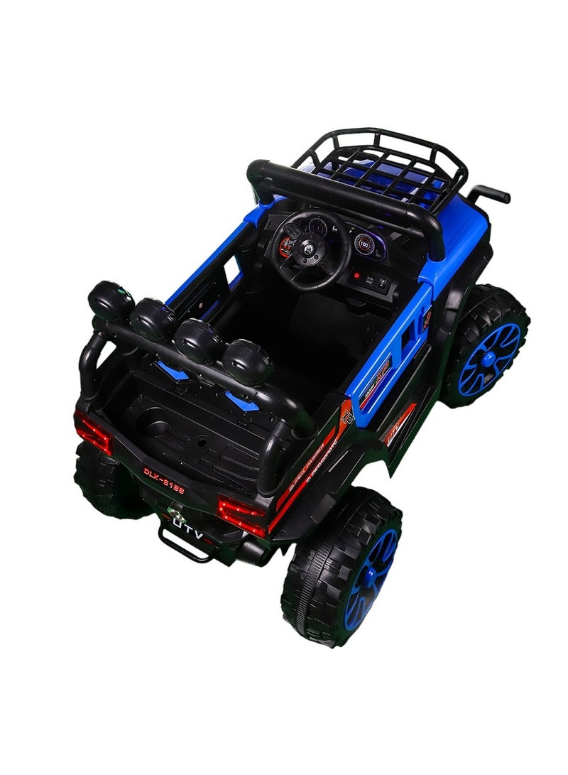 Lancia Electric Rides on Car for Kids with Remote Control - Blue - DLX-6188 - Image 5