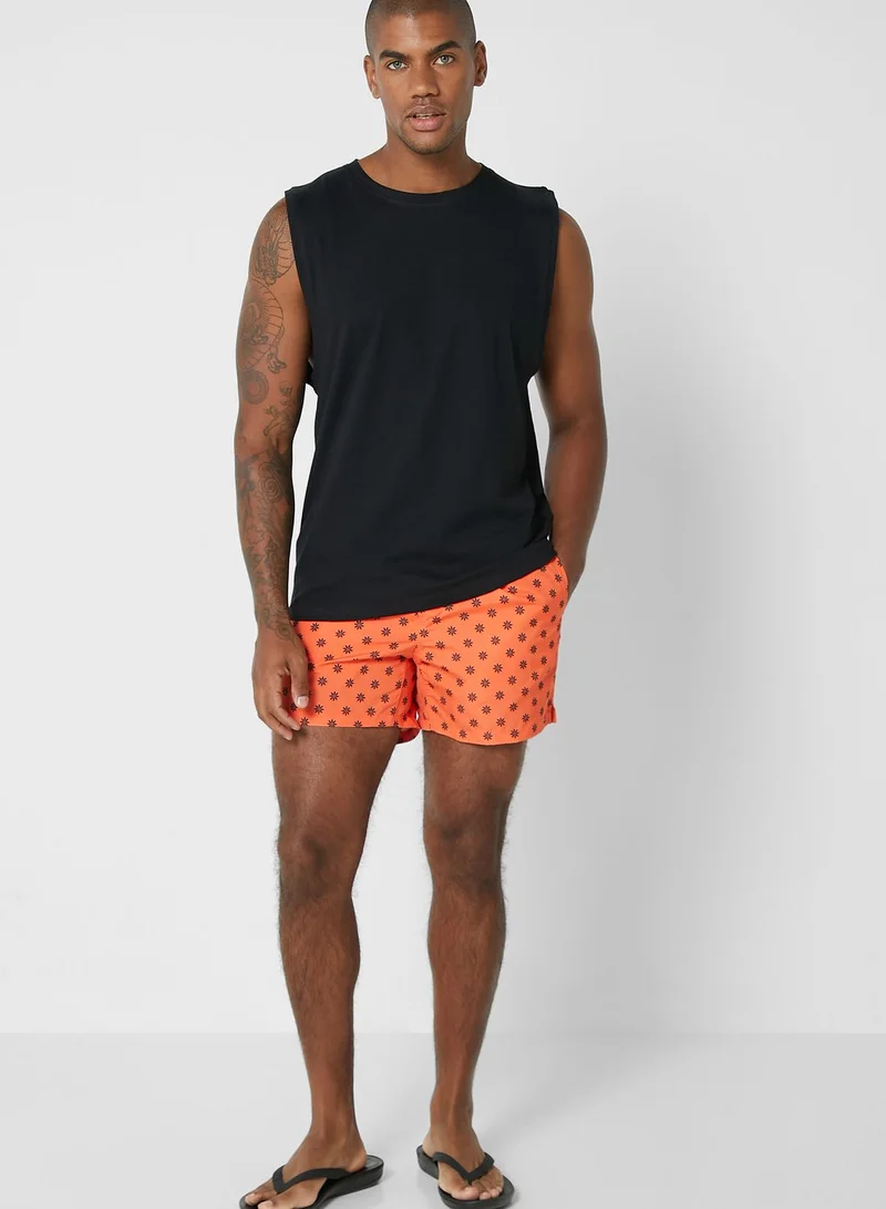 Only & Sons Casual Printed Swim Shorts