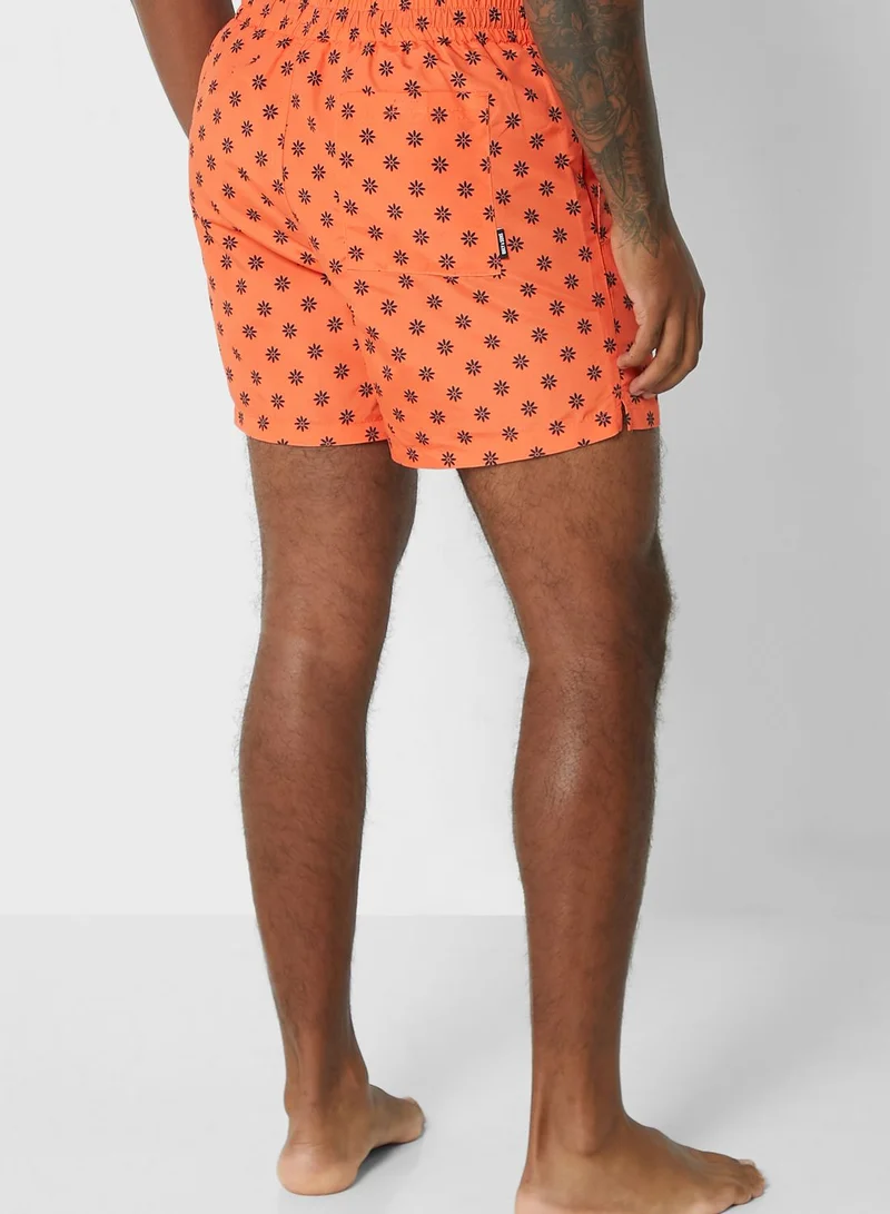 Only & Sons Casual Printed Swim Shorts