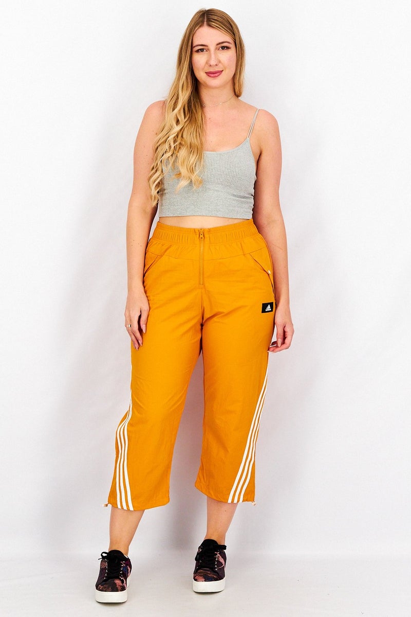 Adidas Women Sportswear Fit Training Track Pants, Orange - Image 4