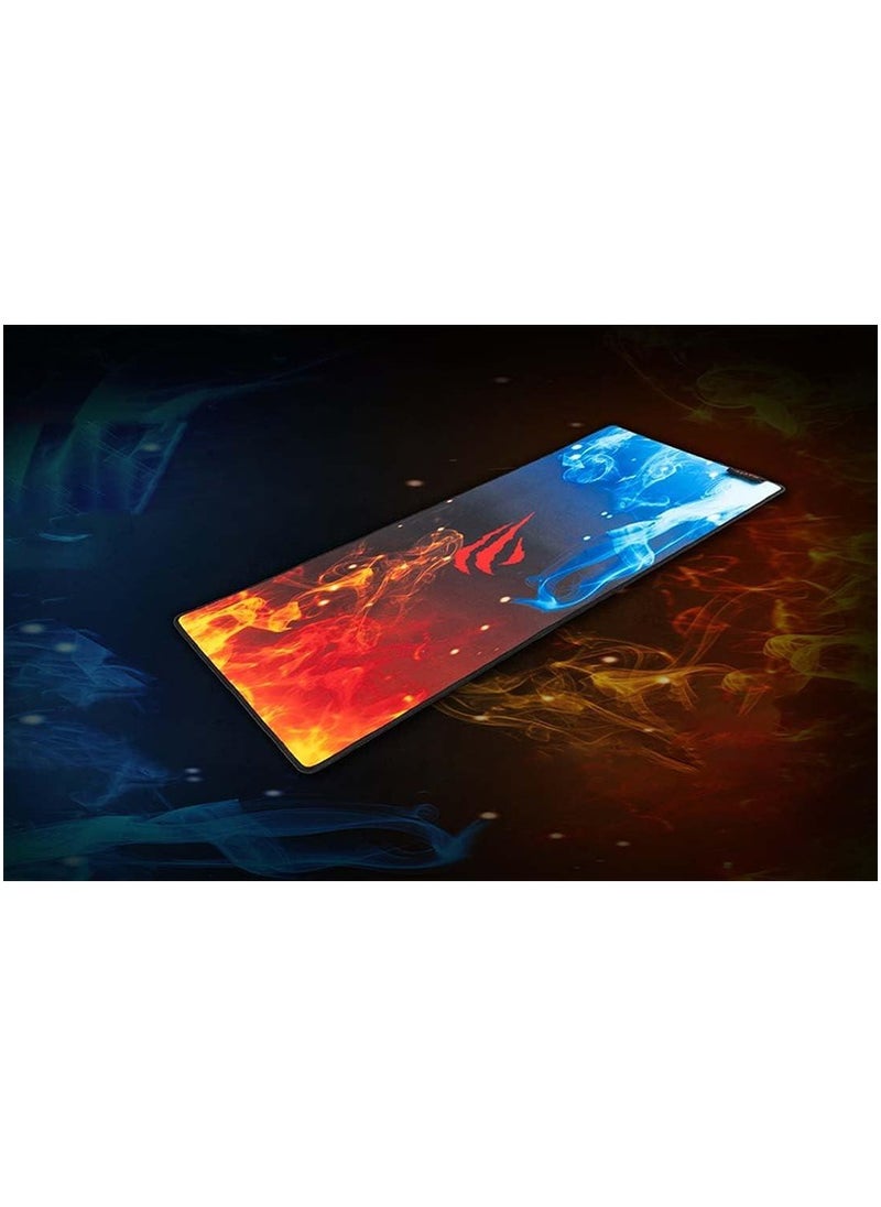 havit Havit MP845 Premium Large 700x300x3mm Cloth Anti-Slip Rubber Gaming Keyboard Mouse Mat  - Image 1