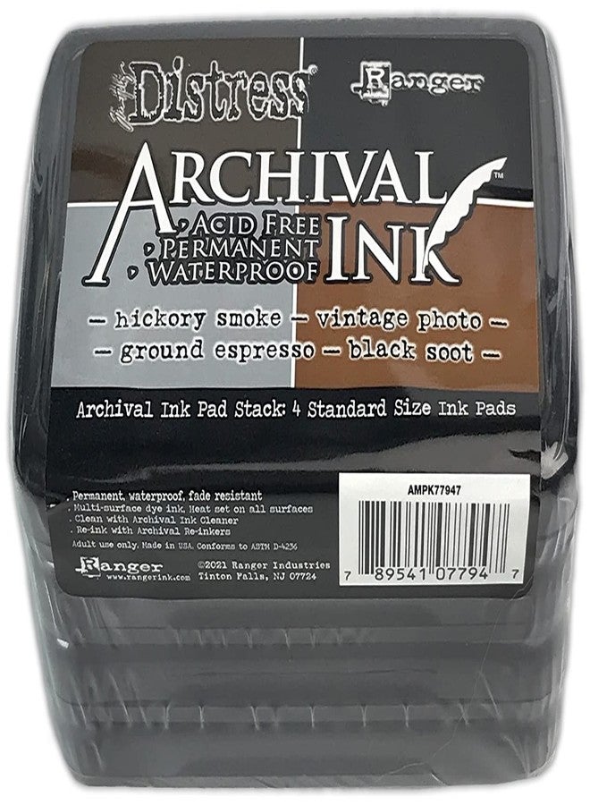 Ranger Tim Holtz - Ranger Basics ARCHIVAL Ink KIT (AMPK77947) - Image 1
