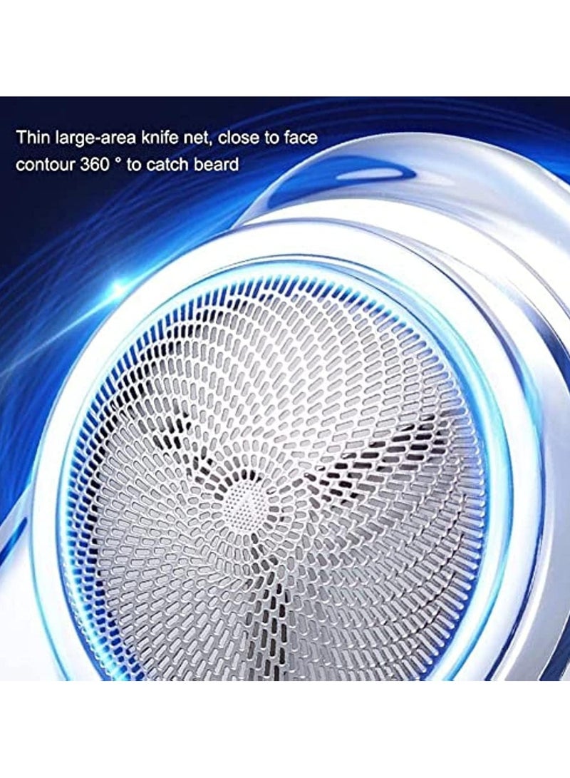 Portable Mini Electric Travel Shaver Pocket Size Washable Rechargeable Face  (Sliver) - Image 4
