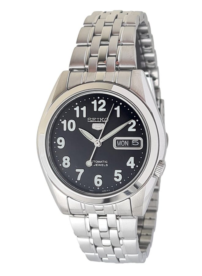 Seiko ساعة كلاسيك 21 جويلز 37 ملم من الستانلس ستيل للرجال SNK381K1 - Image 1