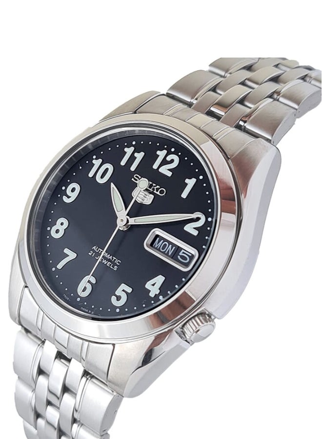 Seiko ساعة كلاسيك 21 جويلز 37 ملم من الستانلس ستيل للرجال SNK381K1 - Image 2