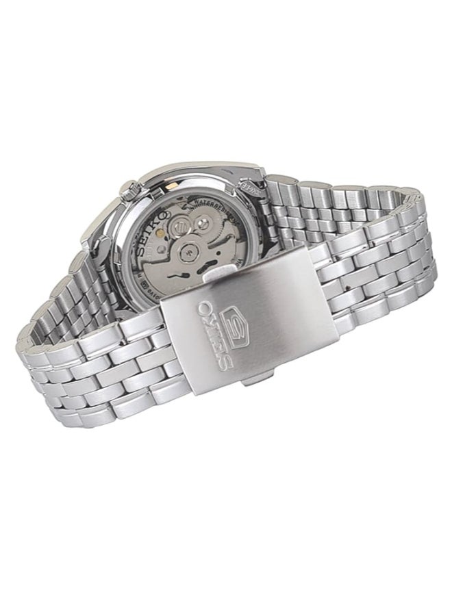 Seiko ساعة كلاسيك 21 جويلز 37 ملم من الستانلس ستيل للرجال SNK381K1 - Image 3