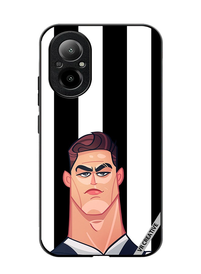 VR CREATIVE Protective Case Cover For Realme C67 4G Cr7 Design Multicolour - Image 1