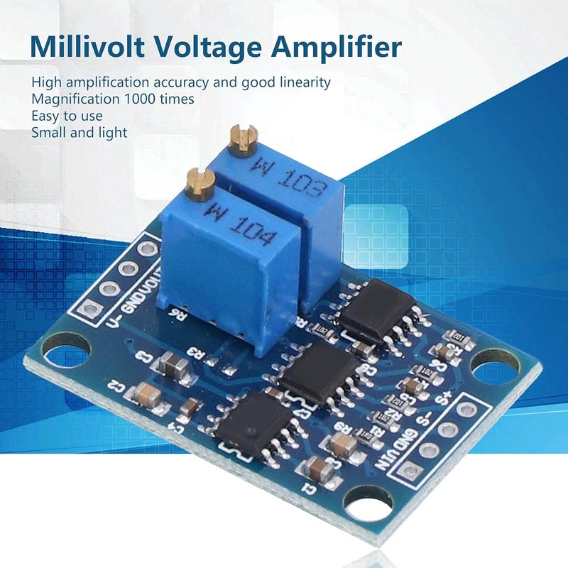 Microvolt Voltage Amplifier Module Wide Input Range Magnification up to 1000 Times Negative Pressure Output Module for 2 Power Loads - Image 2