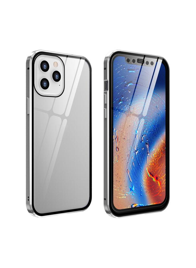 The Bros Phone Case For iPhone 12 Pro Max Double Sides Tempered Glass Magnetic Adsorption Metal Frame HD Screen Phone Case - Image 1