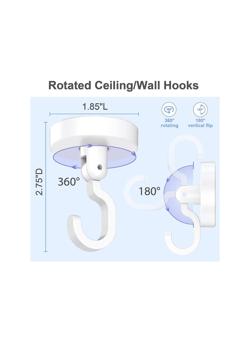 Generic - Powerful Adhesive Ceiling Hook 6 Pcs Hooks - Image 1