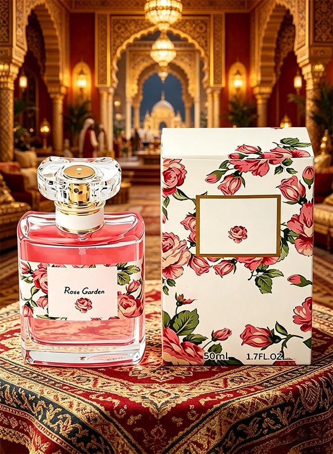 Women's Fragrance Scent Spray Bottle EDP For Women 50ml, Fragrance Perfume Spray EDP For Women Glass Bottle Spray Bottle Suitable for Home Improvement Cleaning - Image 5