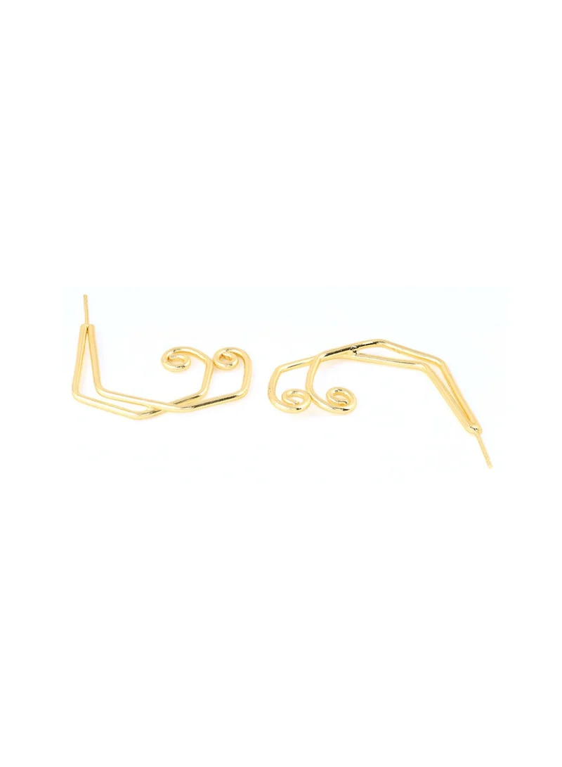 Priyaasi Contemporary Half Hoop Earrings