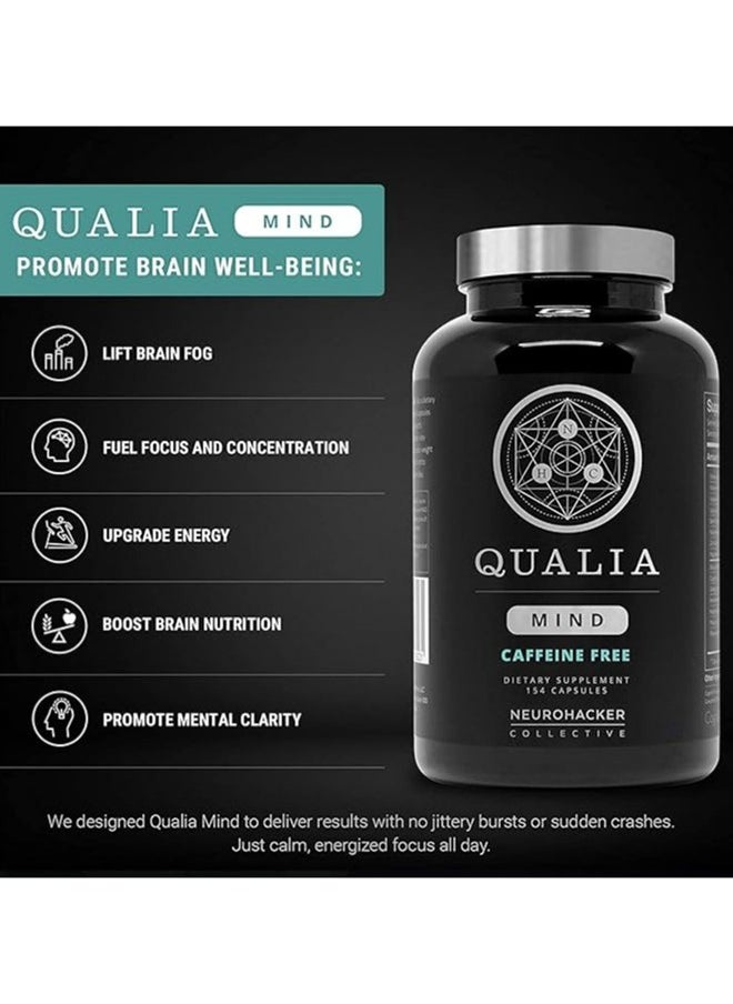 NEUROHACKER COLLECTIVE - Qualia Mind Caffeine Free -The Most Advanced Nootropic Top Brain Supplement - Image 1