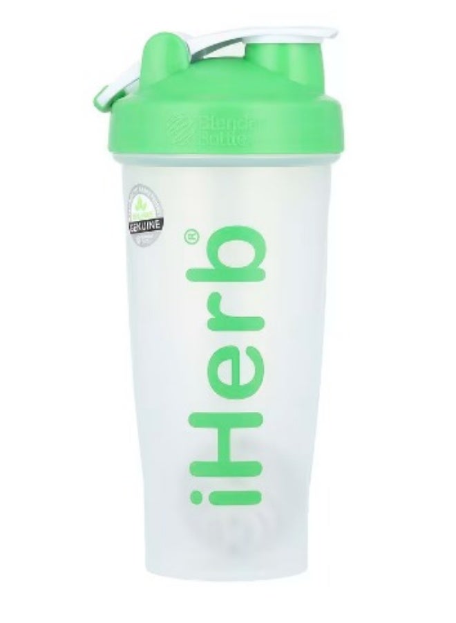 iHerb Goods, iHerb Blender Bottle with Blender Ball, Green, 28 fl oz