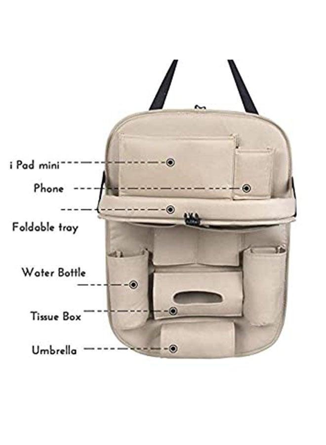 Pu Leather Car Seat Organizer - Image 4