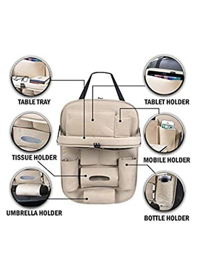 Pu Leather Car Seat Organizer - Image 5